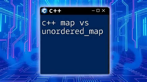 c++ map unordermap.